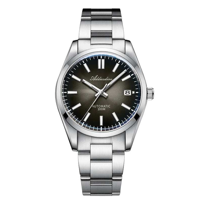 Watch New AD2071 Top Brand Sappire Green Gradient Dial Luxury NH35 Automatic Watch Waterproof 100M Leisure Men Watch