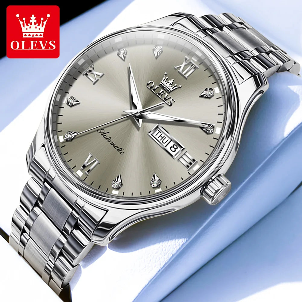 9955 Watch for Men Luxury Dual Calendar Waterproof Luminous Men'S Watches 41Mm Dial Fashion Mechanical Man Hand Clock