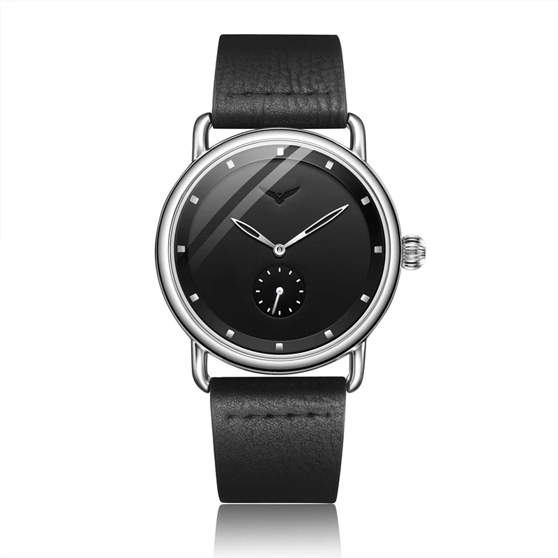 Casual Watch Men Brand Quartz Wristwatch Simple Waterpoor Leather Man Watch Luxury Watches