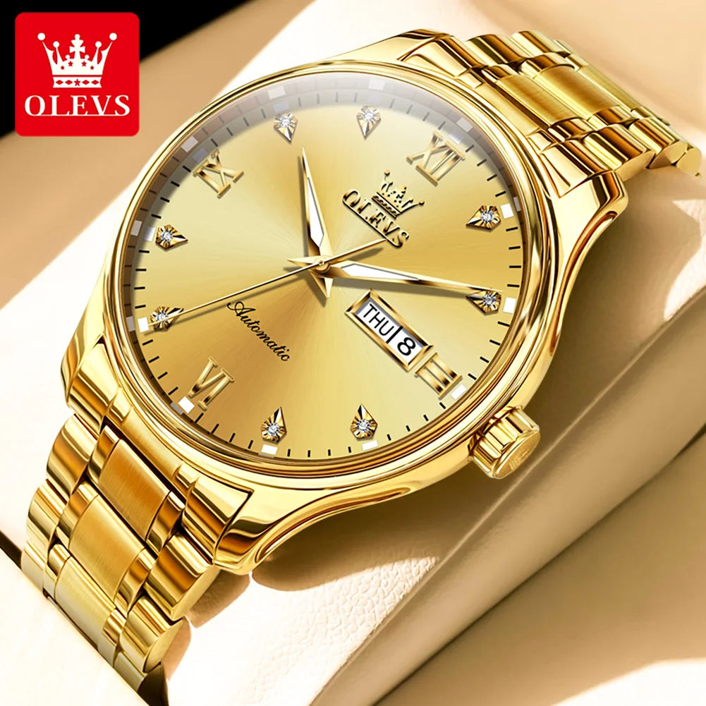 9955 Watch for Men Luxury Dual Calendar Waterproof Luminous Men'S Watches 41Mm Dial Fashion Mechanical Man Hand Clock