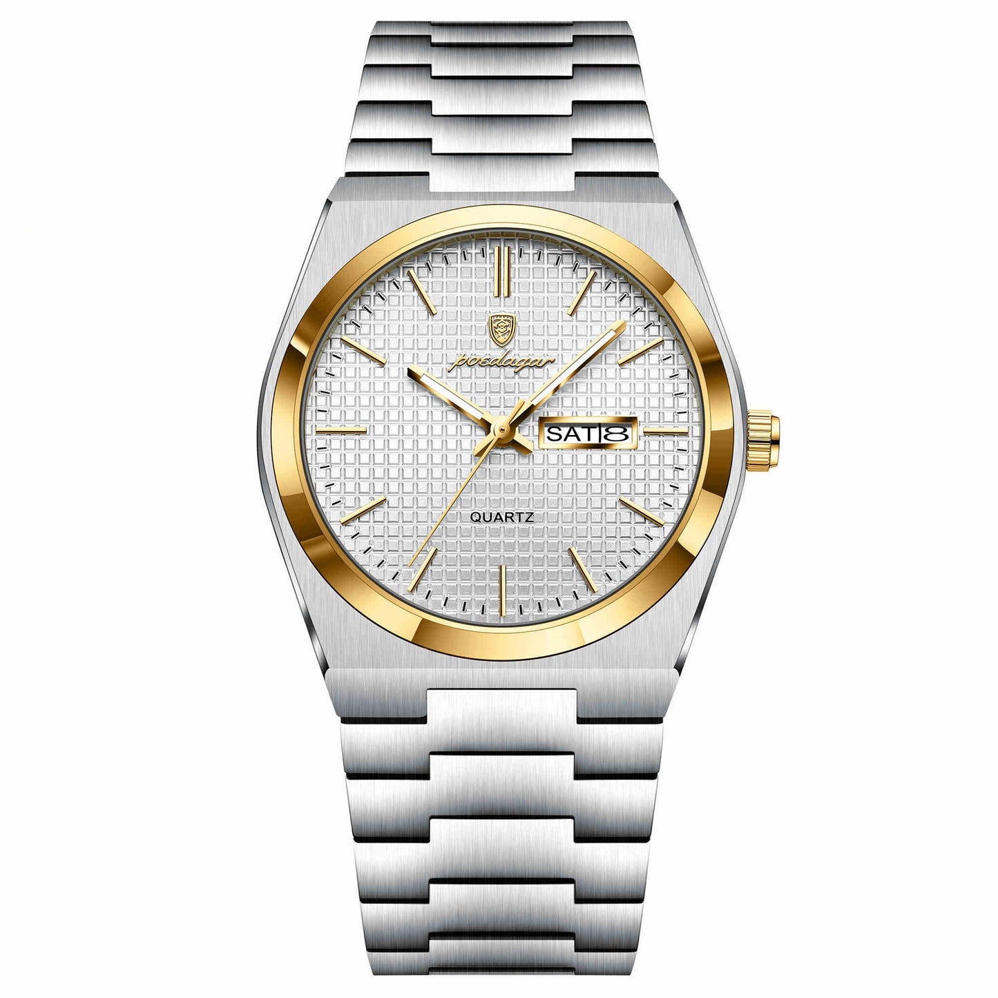 Fashion Waterproof Calendar Business Glow-In-The-Dark Trend Watch