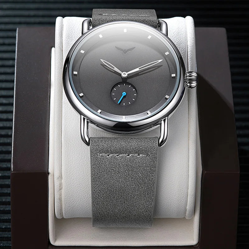 Casual Watch Men Brand Quartz Wristwatch Simple Waterpoor Leather Man Watch Luxury Watches
