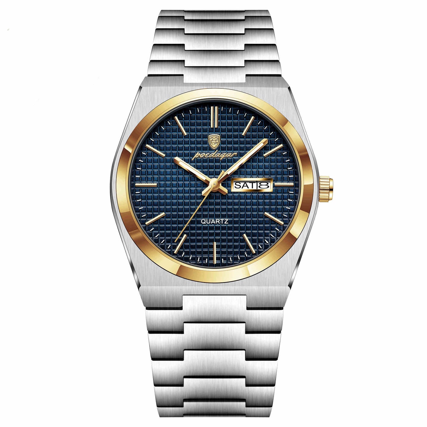 Fashion Waterproof Calendar Business Glow-In-The-Dark Trend Watch