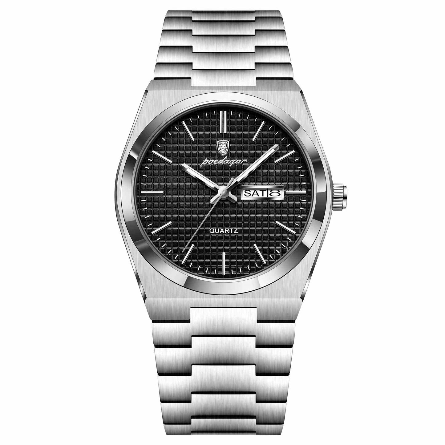 Fashion Waterproof Calendar Business Glow-In-The-Dark Trend Watch