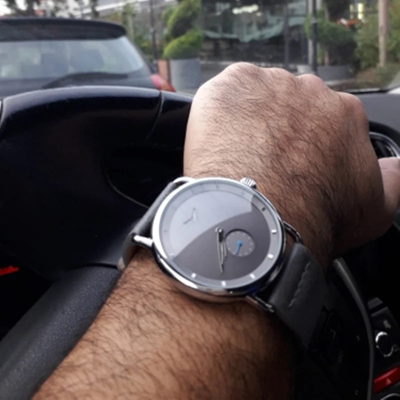 Casual Watch Men Brand Quartz Wristwatch Simple Waterpoor Leather Man Watch Luxury Watches