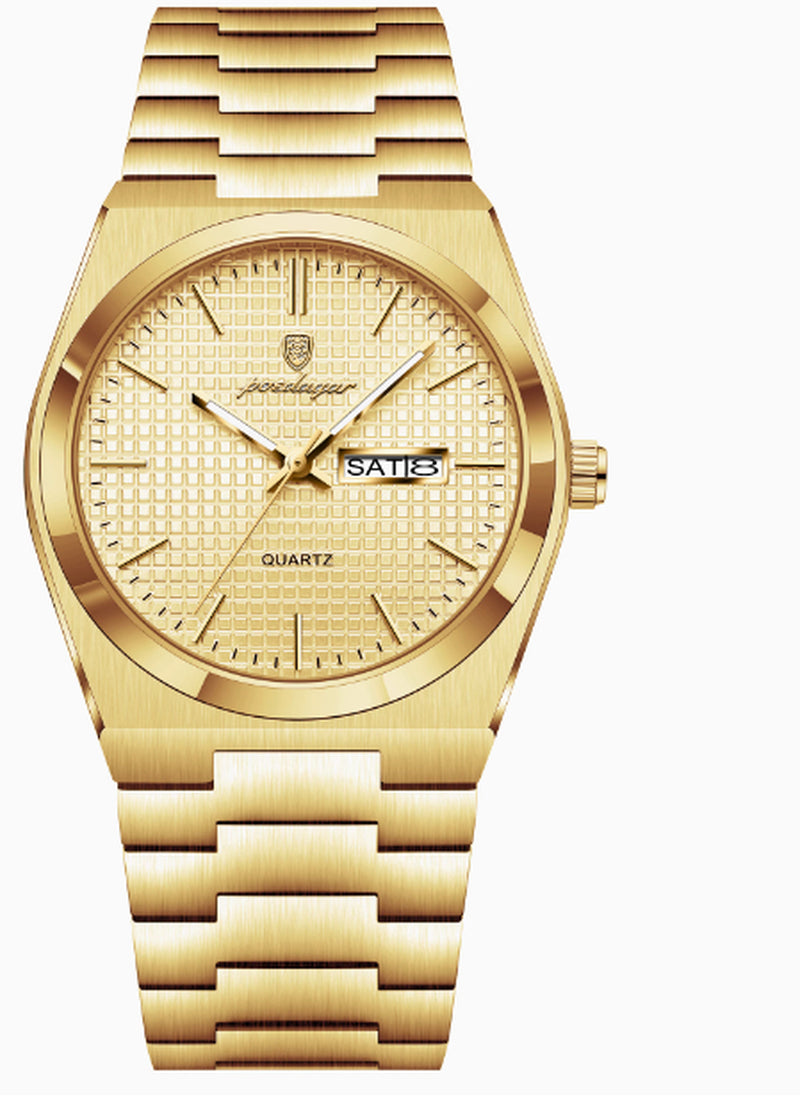 Fashion Waterproof Calendar Business Glow-In-The-Dark Trend Watch
