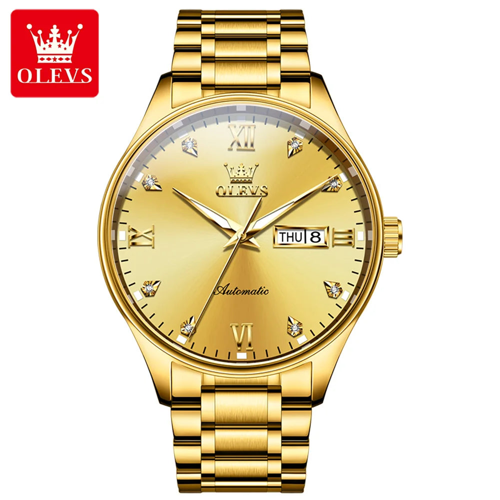 9955 Watch for Men Luxury Dual Calendar Waterproof Luminous Men'S Watches 41Mm Dial Fashion Mechanical Man Hand Clock