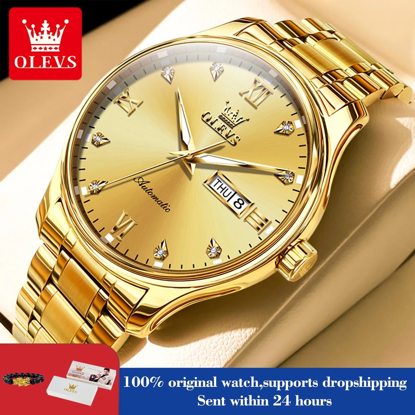 9955 Watch for Men Luxury Dual Calendar Waterproof Luminous Men'S Watches 41Mm Dial Fashion Mechanical Man Hand Clock
