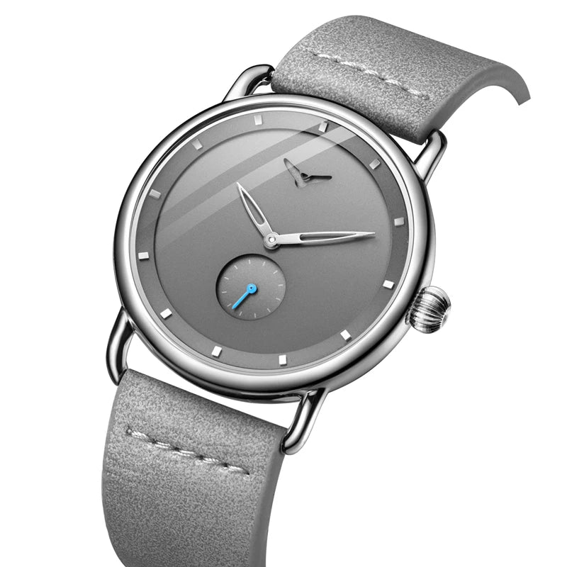 Casual Watch Men Brand Quartz Wristwatch Simple Waterpoor Leather Man Watch Luxury Watches
