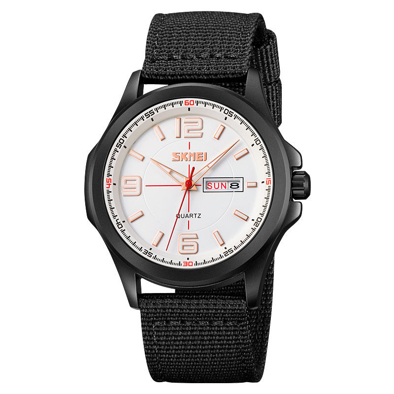 Classic Men'S Watch round Luminous Waterproof Quartz Wrist Watch