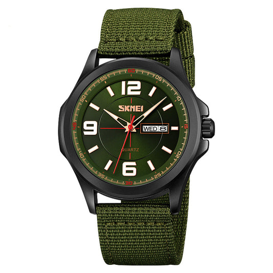 Classic Men'S Watch round Luminous Waterproof Quartz Wrist Watch