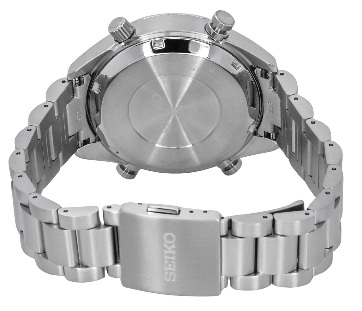 Seiko Prospex White Dial Chronograph Solar 100M Men'S Watch SFJ001P1
