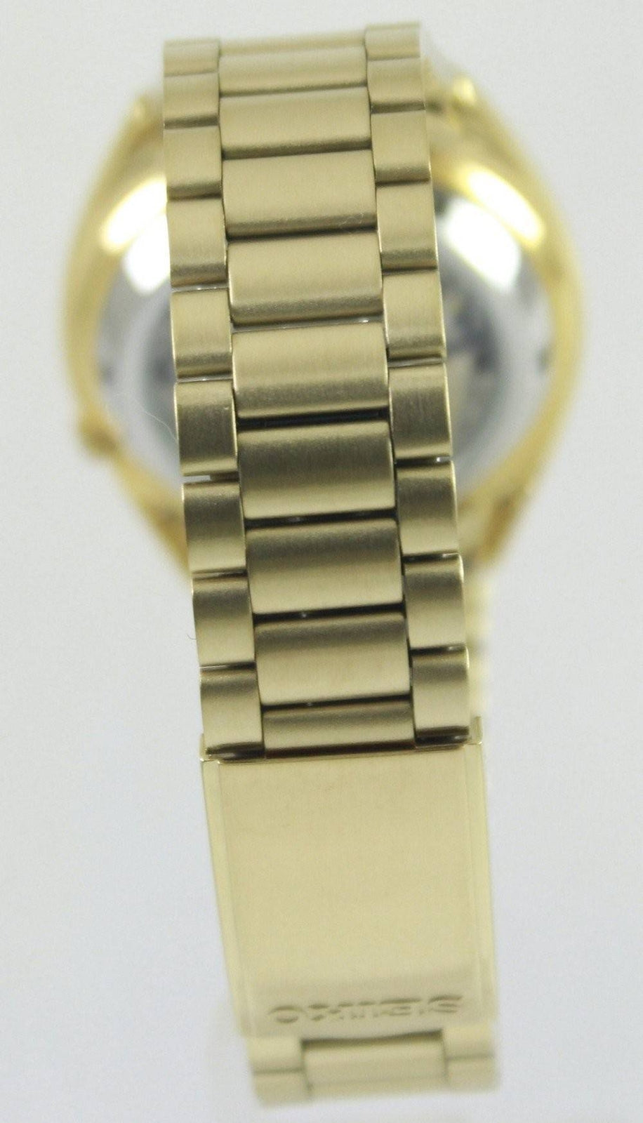 Seiko 5 Automatic Gold Dial Day and Date Stainless Steel SNXL72K1 30M Mens Watch