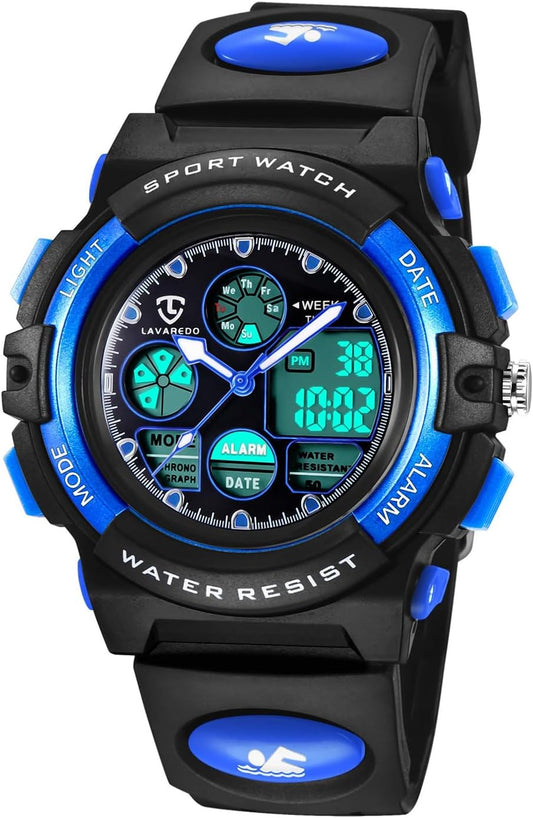Kids Watch, Boys Watches Ages 5-15, Analog Digital Watch for Kids Watch Boys Gir