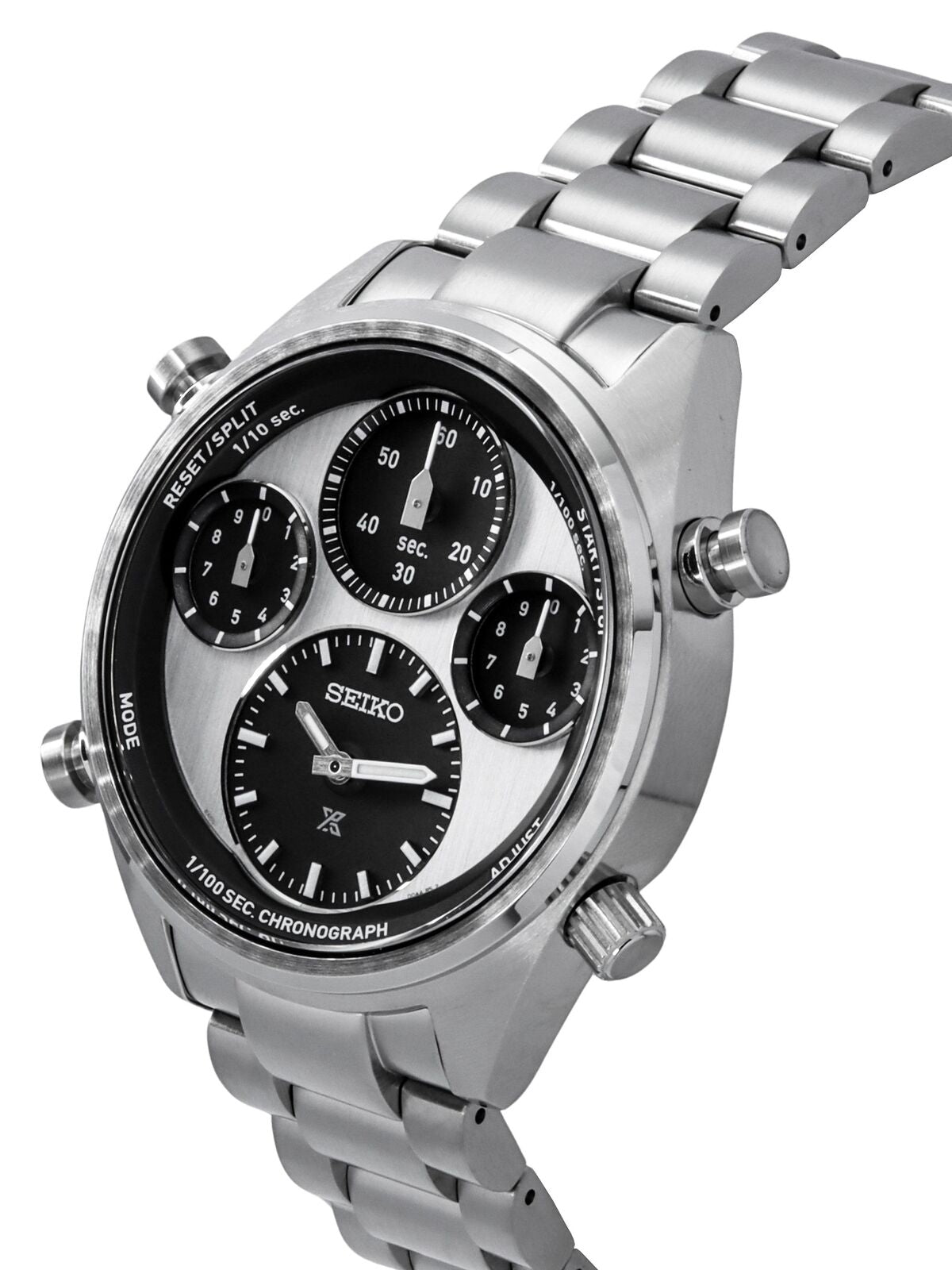 Seiko Prospex White Dial Chronograph Solar 100M Men'S Watch SFJ001P1