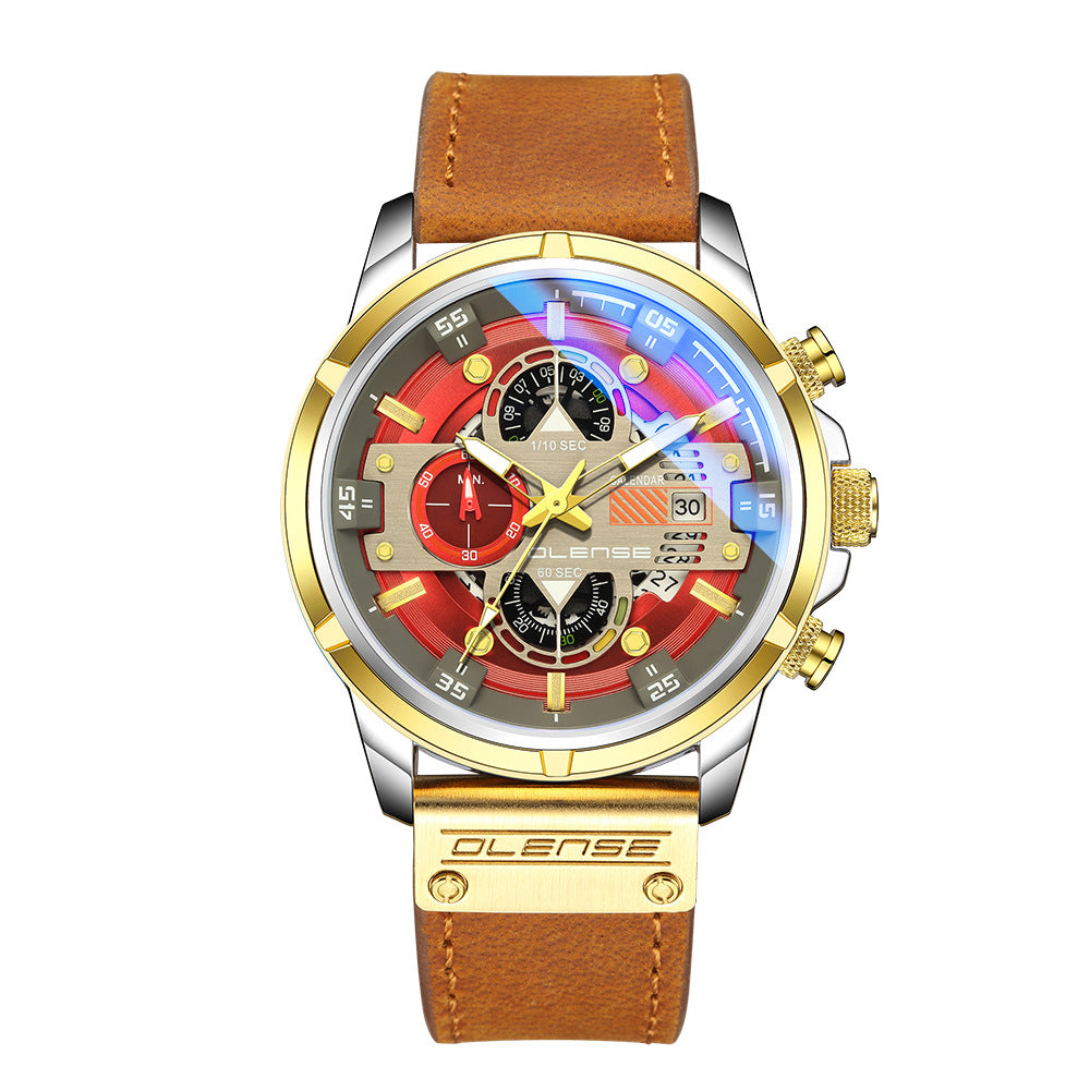 Men'S Sports Watch Luminous Fashion Multifunctional