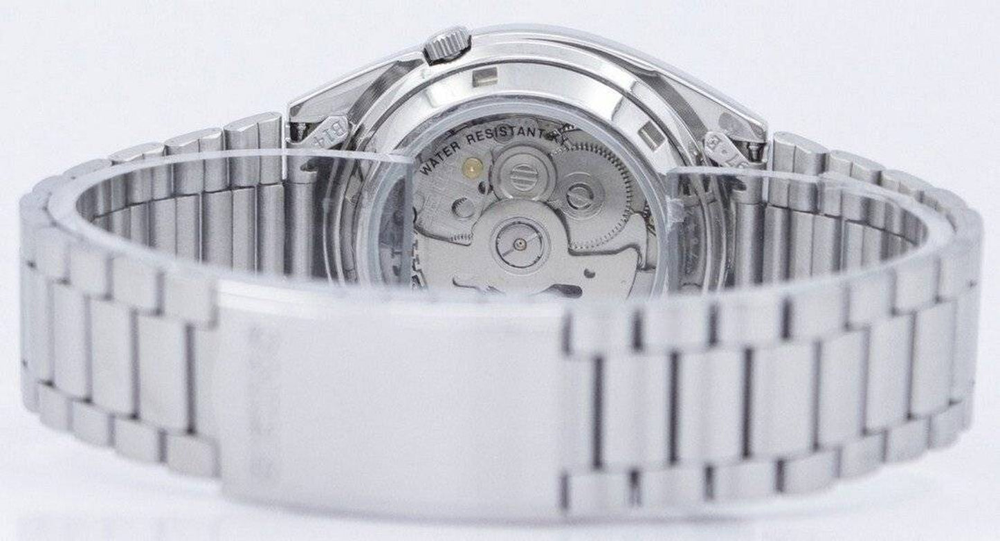 Seiko 5 Automatic Blue Dial Stainless Steel Band Case 38 Mm SNXS77K1 Men'S Watch