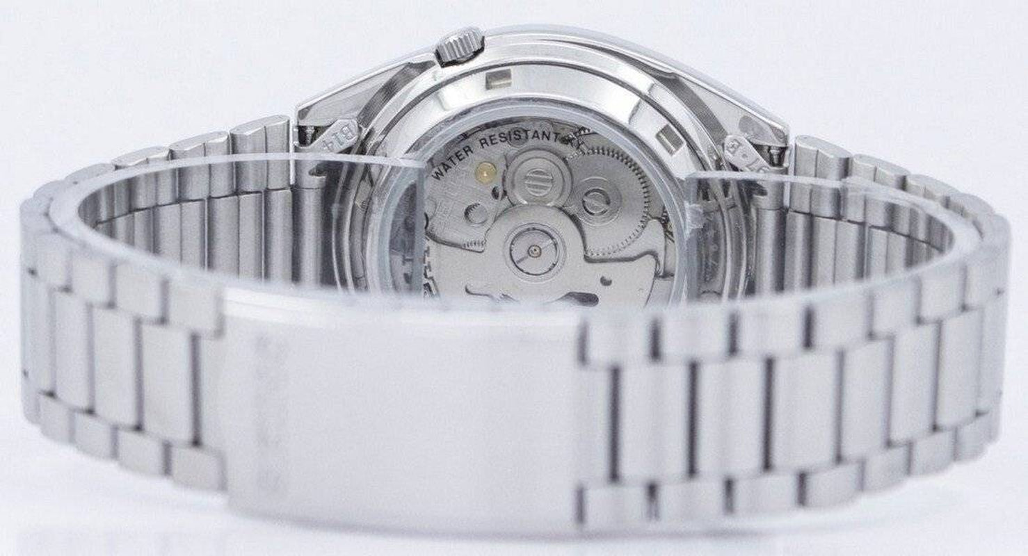 Seiko 5 Automatic Blue Dial Stainless Steel Band Case 38 Mm SNXS77K1 Men'S Watch