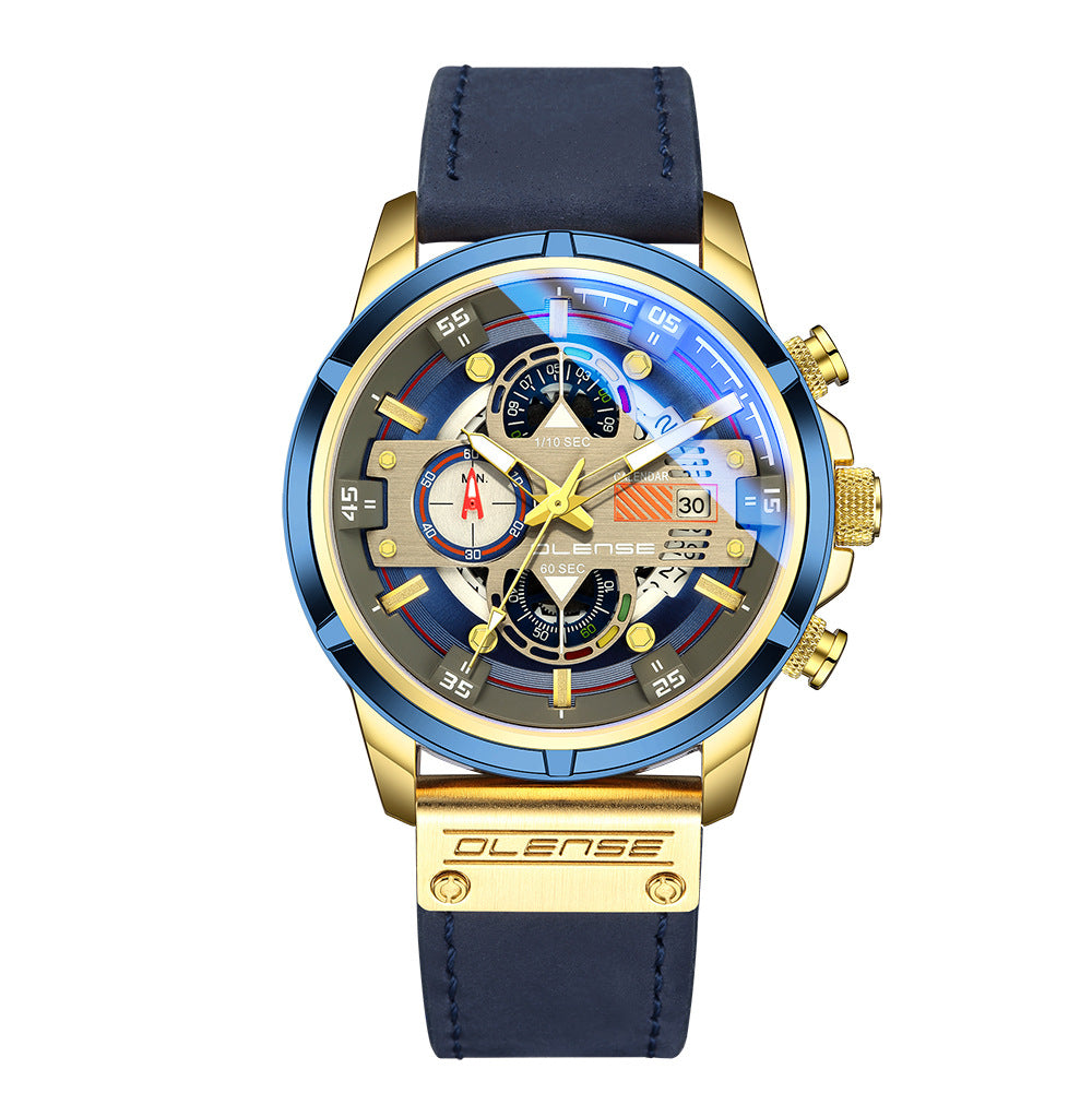 Men'S Sports Watch Luminous Fashion Multifunctional