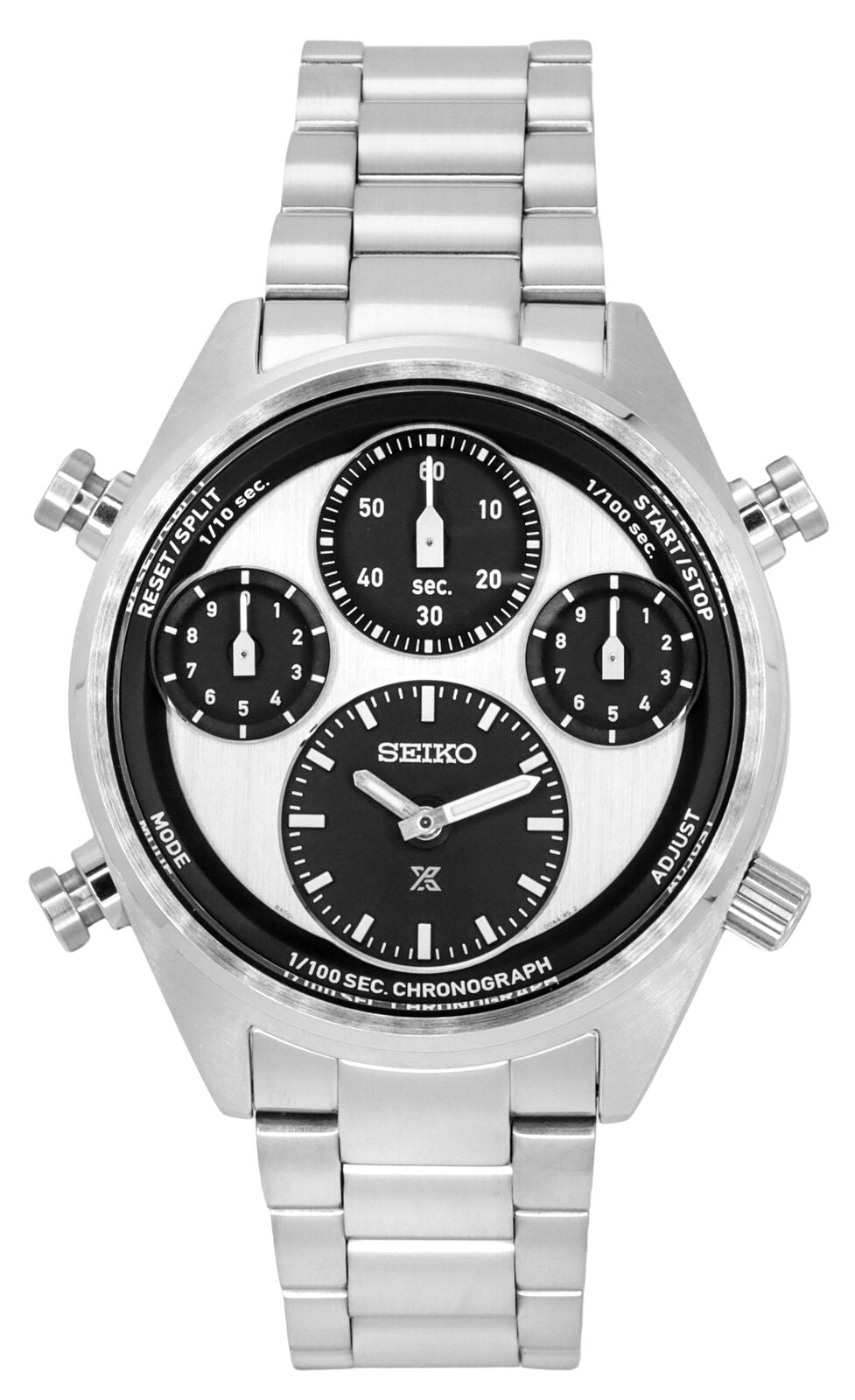 Seiko Prospex White Dial Chronograph Solar 100M Men'S Watch SFJ001P1